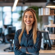 Happy employee