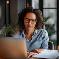 online meeting with 1 person