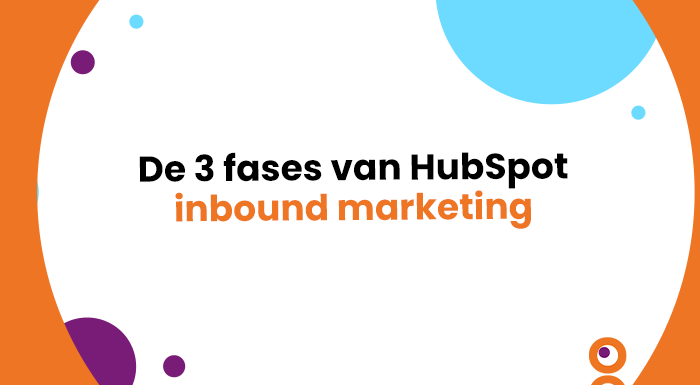 De 3 fases van HubSpot inbound marketing