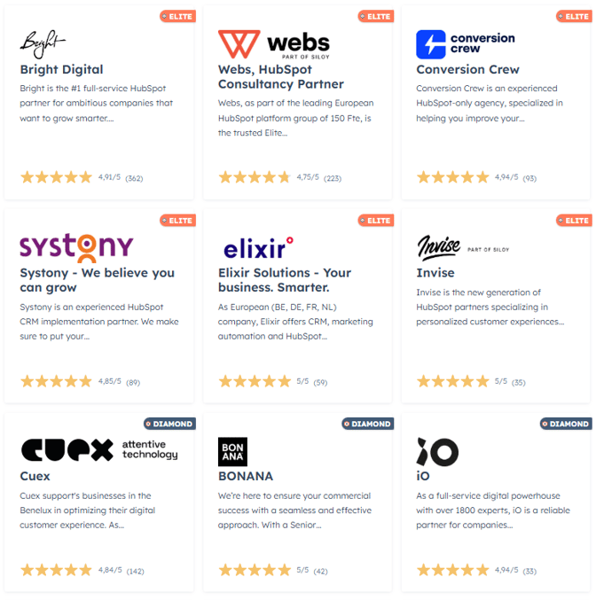 Top-HubSpot-Partners-Nederland