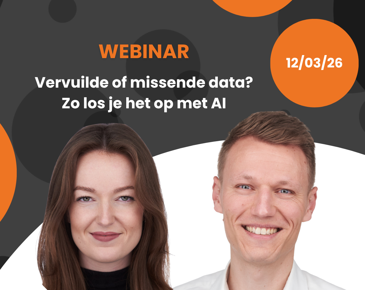 Webinar - Vervuilde of missende data? Zo los je het op met AI