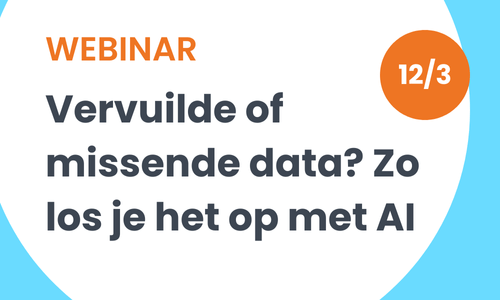 Webinar LP Vervuilde of missende data Zo los je het op met AI (1)