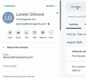 AI-samenvattingen van CRM-records in HubSpot