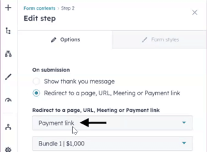 Betalingen in de nieuwe formuliereneditor van HubSpot