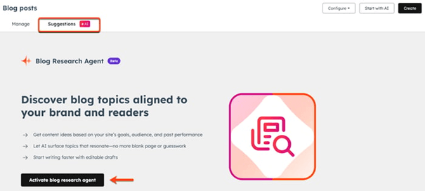 Blog Research Agent van HubSpot