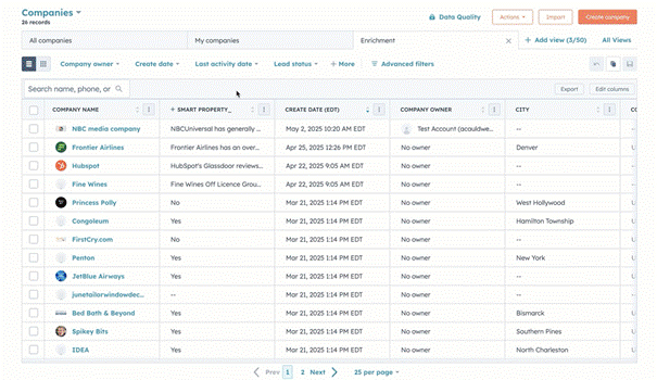 Breeze Smart Properties in HubSpot toevoegen