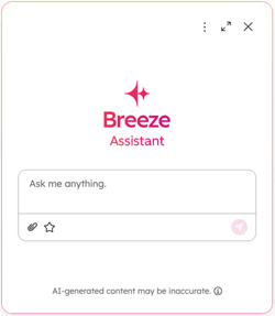 Chatten met je Breeze AI Assistent in HubSpot