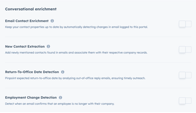 Conversational Enrichment in HubSpot