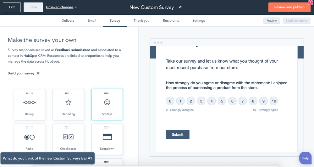 Custom Surveys 1