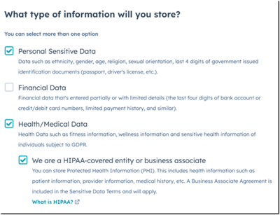 De data die je met Highly Sensitive Data-eigenschappen vastlegt