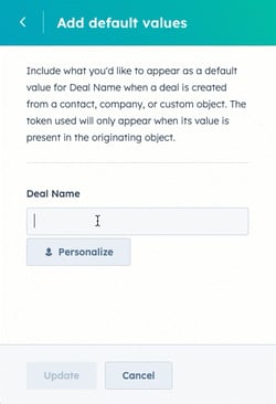 Dealnamen aanpassen in HubSpot
