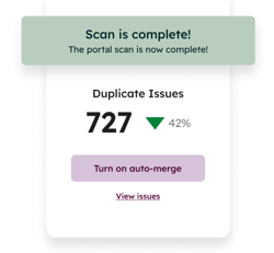 Duplicaten scannen met HubSpot AI