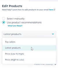 Dynamische e-mails met Shopify informatie