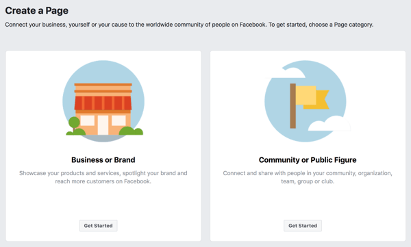 Facebook marketing - Facebook pagina maken