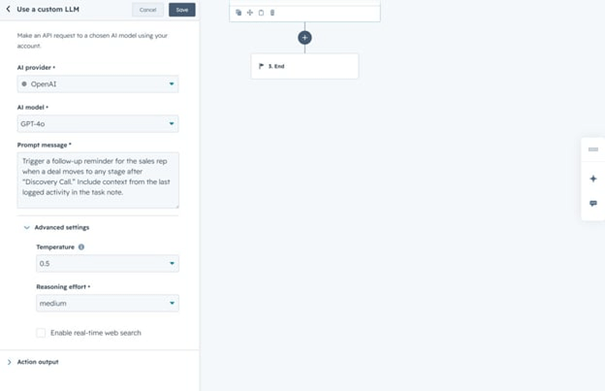 Gebuik een custom LLM in HubSpot workflows