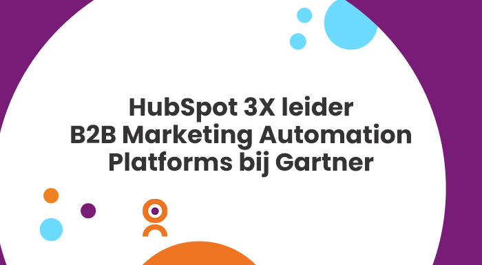 HubSpot 3X leider B2B Marketing Automation Platforms bij Gartner