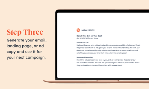 HubSpot AI Campaign Assistant - Stap 3