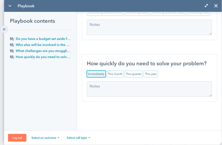 HubSpot Sales Hub AI Artificial Intelligence - playbooks