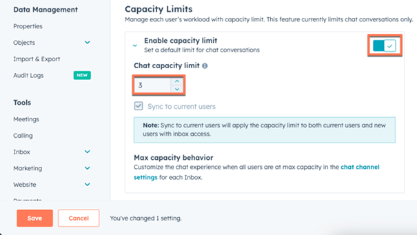 HubSpot updates juni 2023 - capaciteitsproblemen live chats (1)