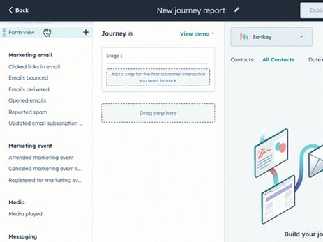 HubSpot updates september 2023 rapportage met klantreis analyse