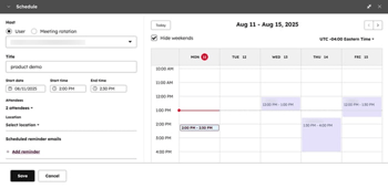 In je Outlook of Google Agenda een afspraak plannen met de Meeting Assistant van HubSpot