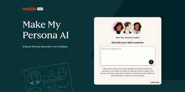Make My Persona AI van HubSpot
