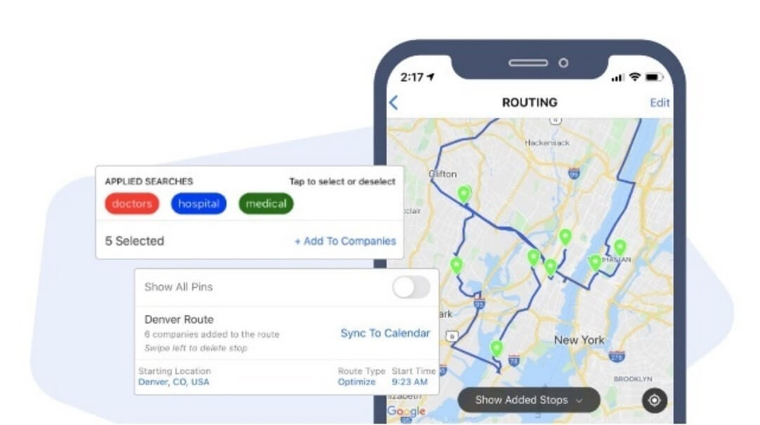 Map My Customers integratie HubSpot - geoptimaliseerde rijroutes
