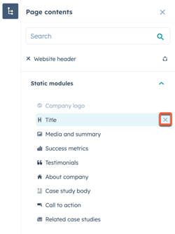 Modules voor je AI-aangedreven Case Studies in HubSpot