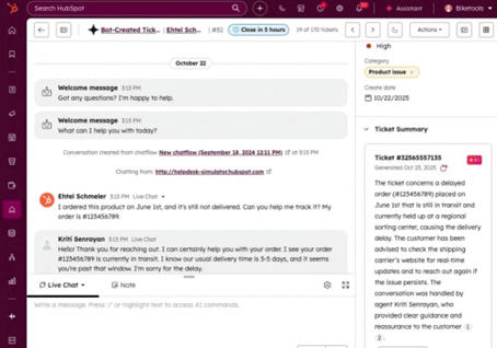 Multichannel support in HubSpot