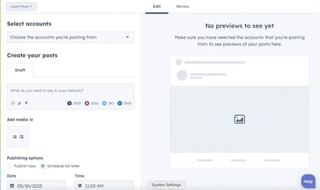 OpenAi Content Assistant HubSpot - sociale media post maken.png