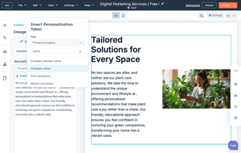 Personalisatie tokens in HubSpot