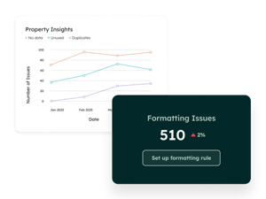 Property insights in de datakwaliteit software van HubSpot