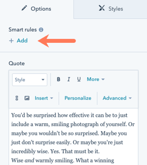 Slimme regels aan je content in HubSpot toevoegen