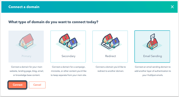 Verbind een e-maildomein met HubSpot