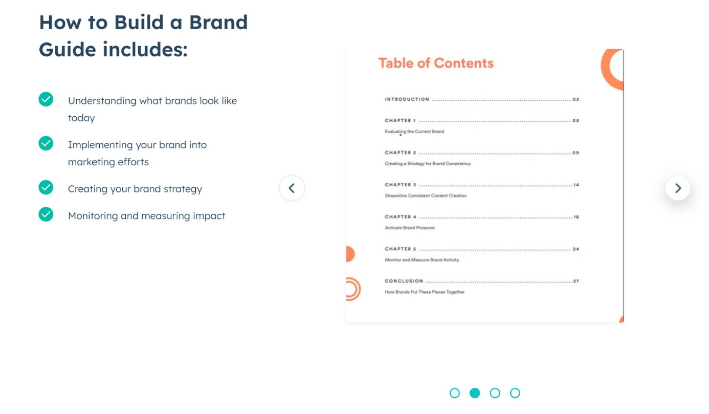 Voorbeeld van een landingspagina in HubSpot