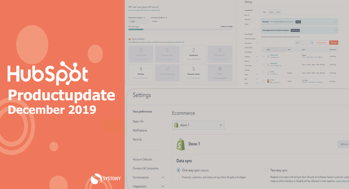 Alle belangrijke HubSpot updates in de maand december 2020 op een rijtje